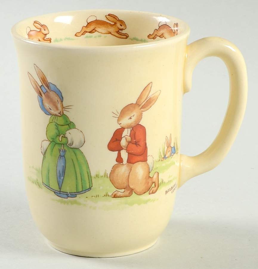 Bunnykins (Albion Shape) 1 Handle Don Beaker by Royal Doulton-1