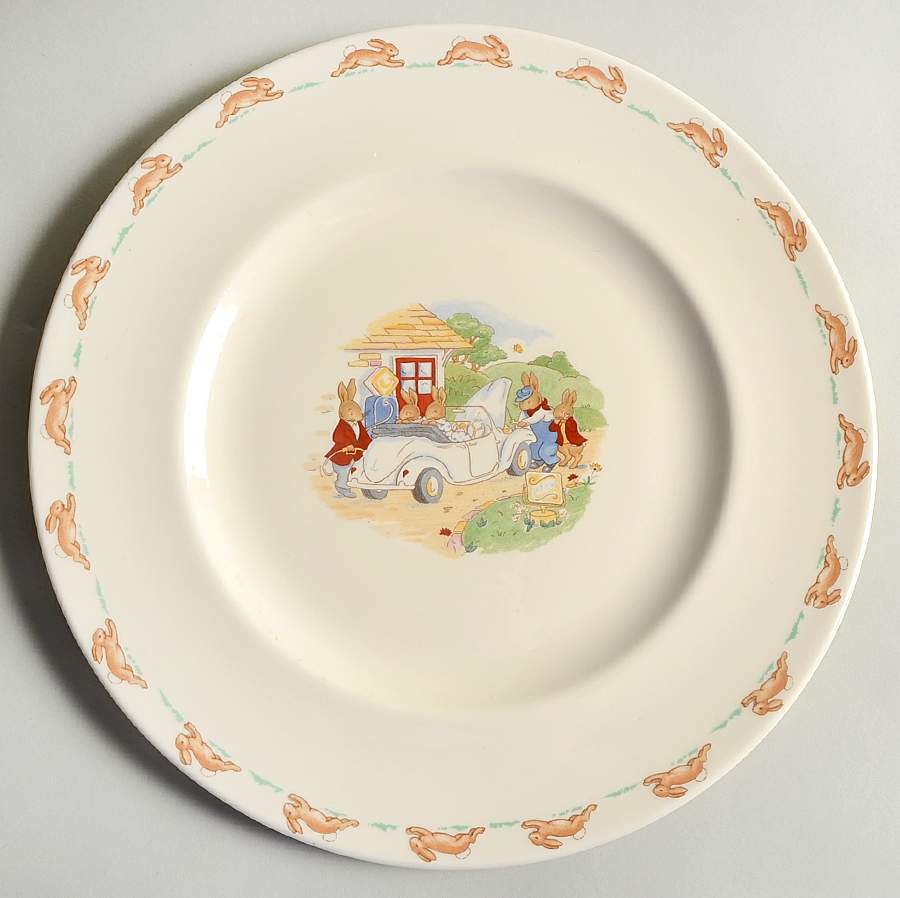 Bunnykins (Albion Shape) Dinner Plate by Royal Doulton-1