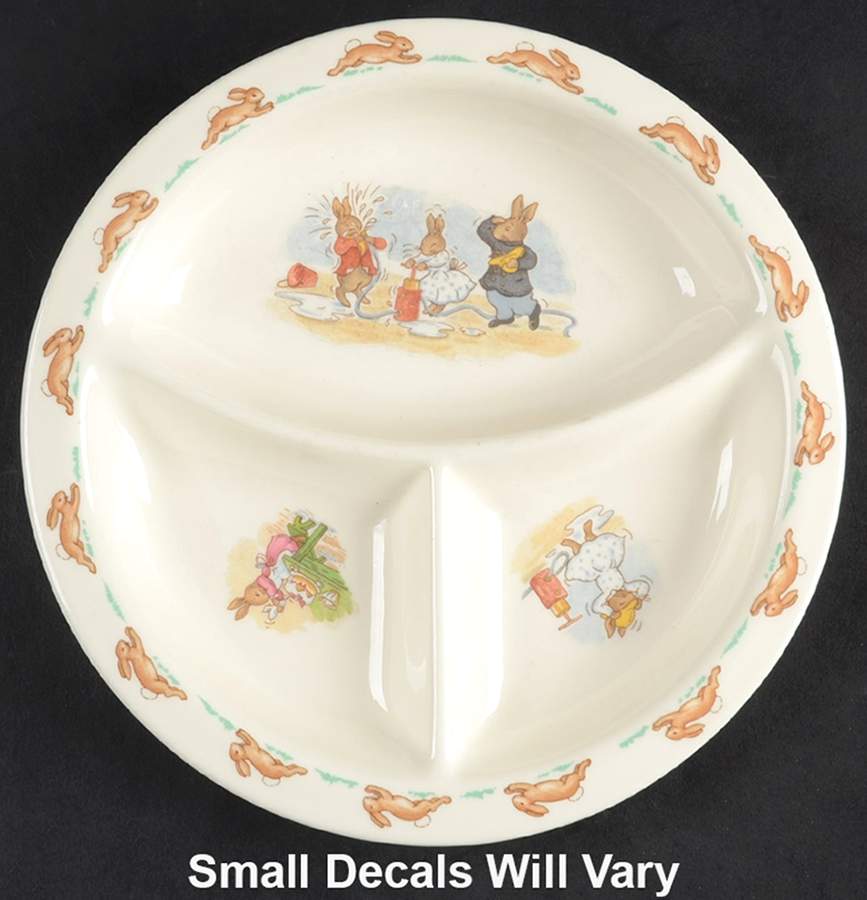 Bunnykins (Albion Shape) Child's Plate by Royal Doulton-1