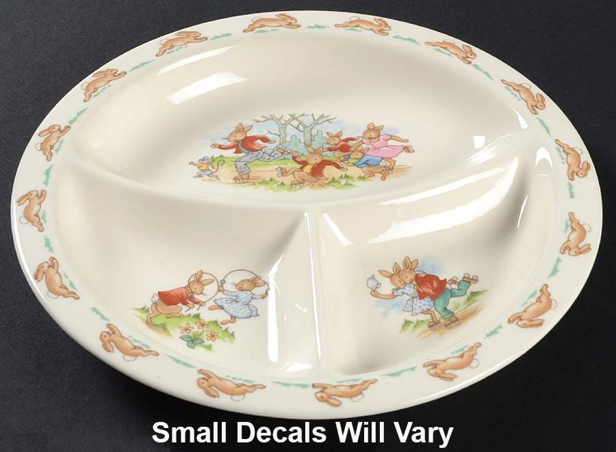 Bunnykins (Albion Shape) Child's Plate by Royal Doulton-1