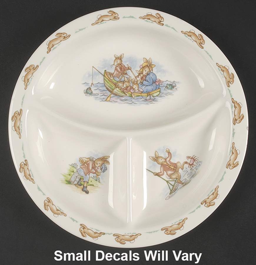 Bunnykins (Albion Shape) Child's Plate by Royal Doulton-1