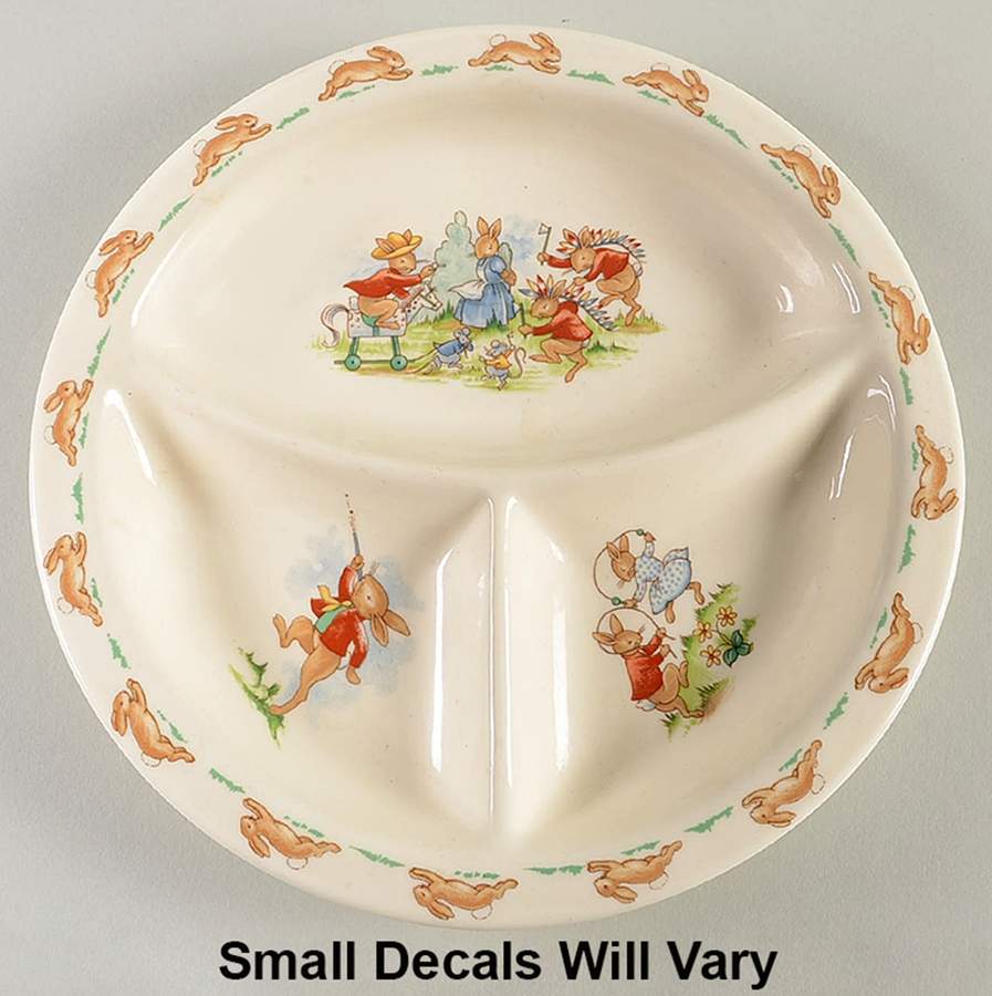 Bunnykins (Albion Shape) Child's Plate by Royal Doulton-1