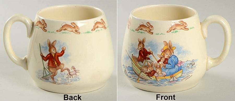 Bunnykins (Albion Shape) 1 Handle Don Mug by Royal Doulton-1