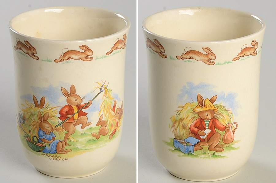 Bunnykins (Albion Shape) Don Beaker No Handle by Royal Doulton-1