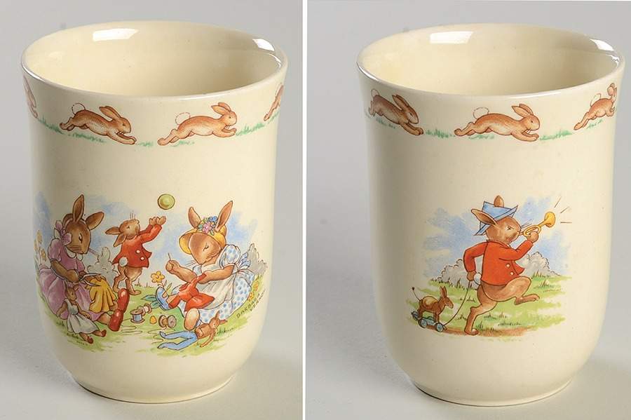 Bunnykins (Albion Shape) Don Beaker No Handle by Royal Doulton-1