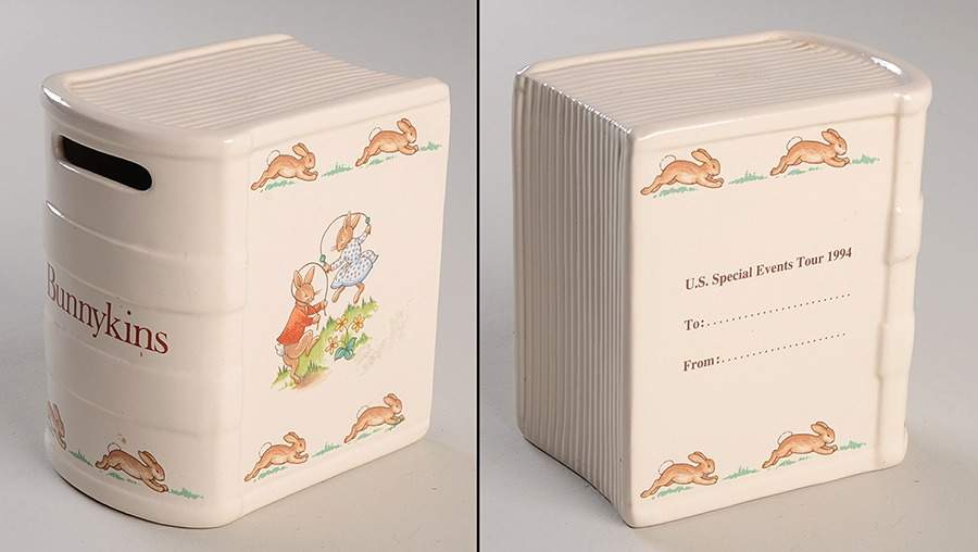 Bunnykins (Albion Shape) US Special Events Tour Book Bank by Royal Doulton-1