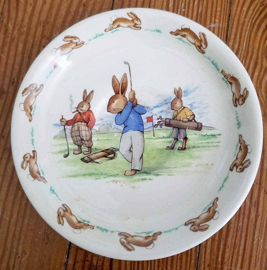 Bunnykins (Albion Shape) Coupe Cereal Bowl by Royal Doulton-1