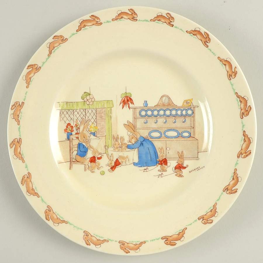 Bunnykins (Albion Shape) Salad Plate by Royal Doulton-1