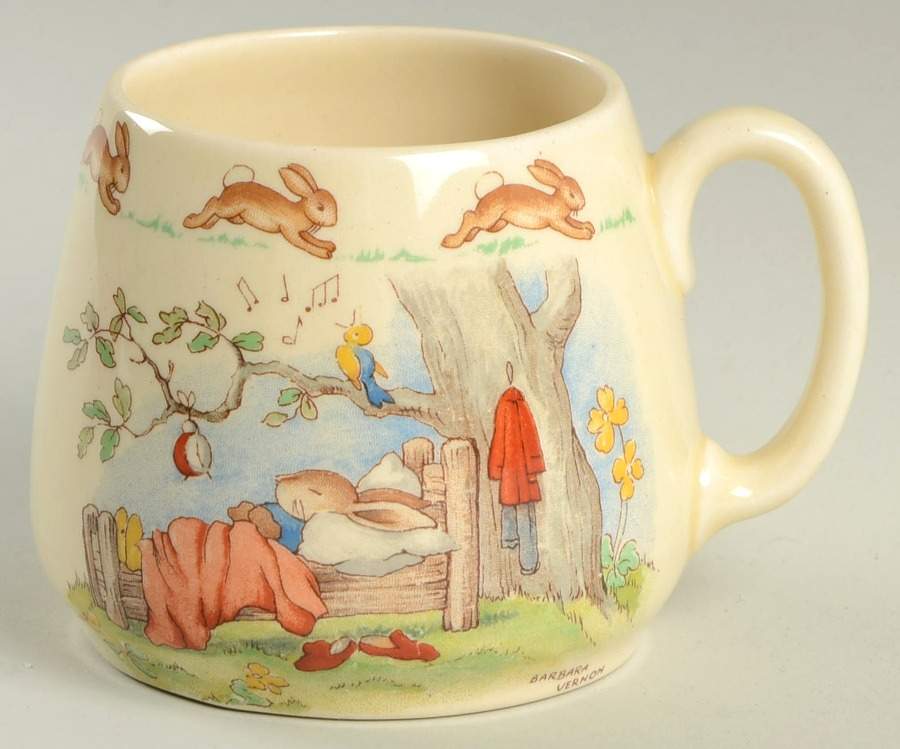 Bunnykins (Albion Shape) 1 Handle Don Mug by Royal Doulton-1
