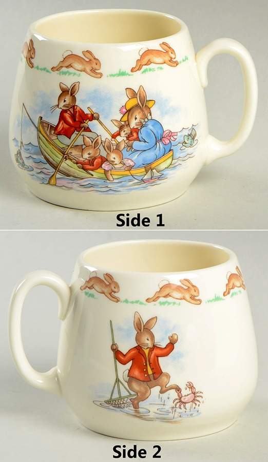 Bunnykins (Albion Shape) 1 Handle Don Mug by Royal Doulton-1