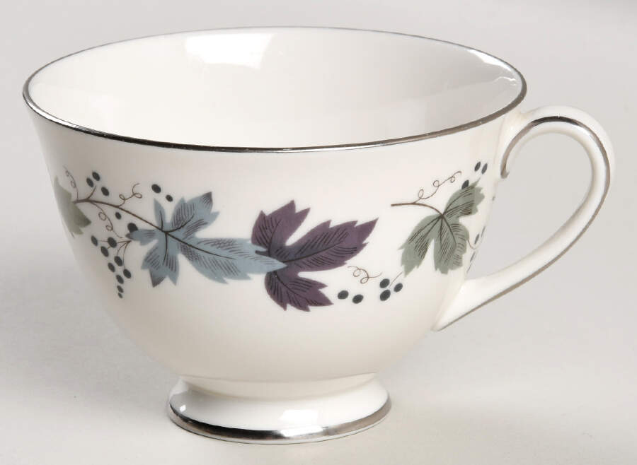 Burgundy Footed Cup by Royal Doulton-1