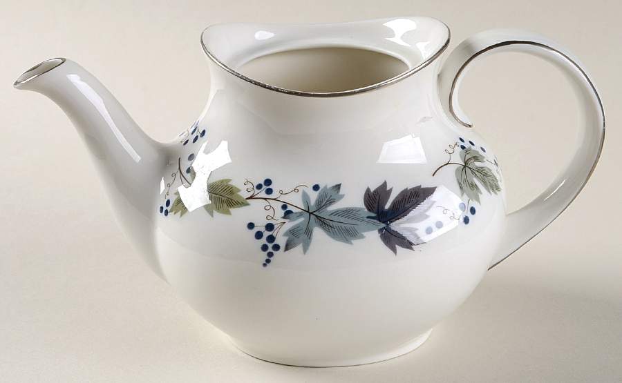 Burgundy Mini Teapot No Lid by Royal Doulton-1