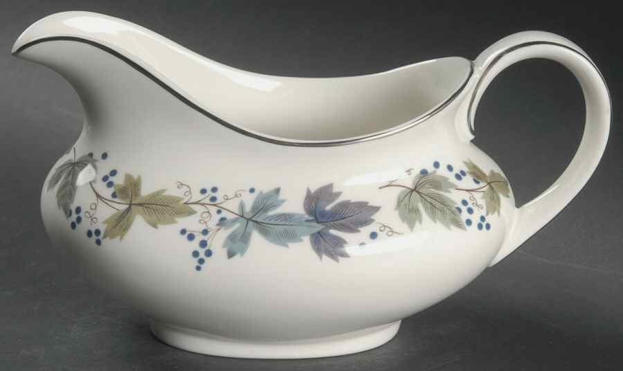 Burgundy Gravy Boat by Royal Doulton-1