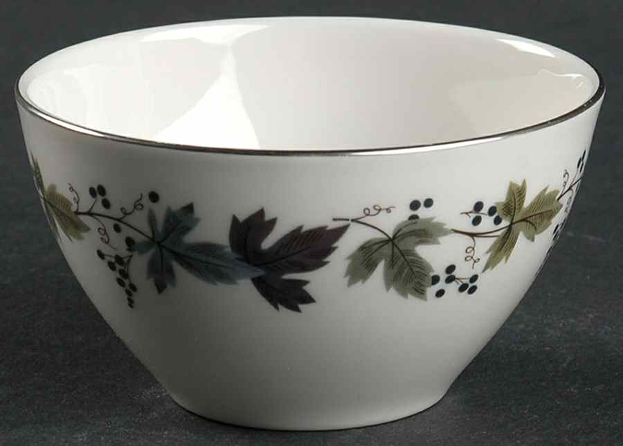 Burgundy Mini Open Sugar Bowl by Royal Doulton-1