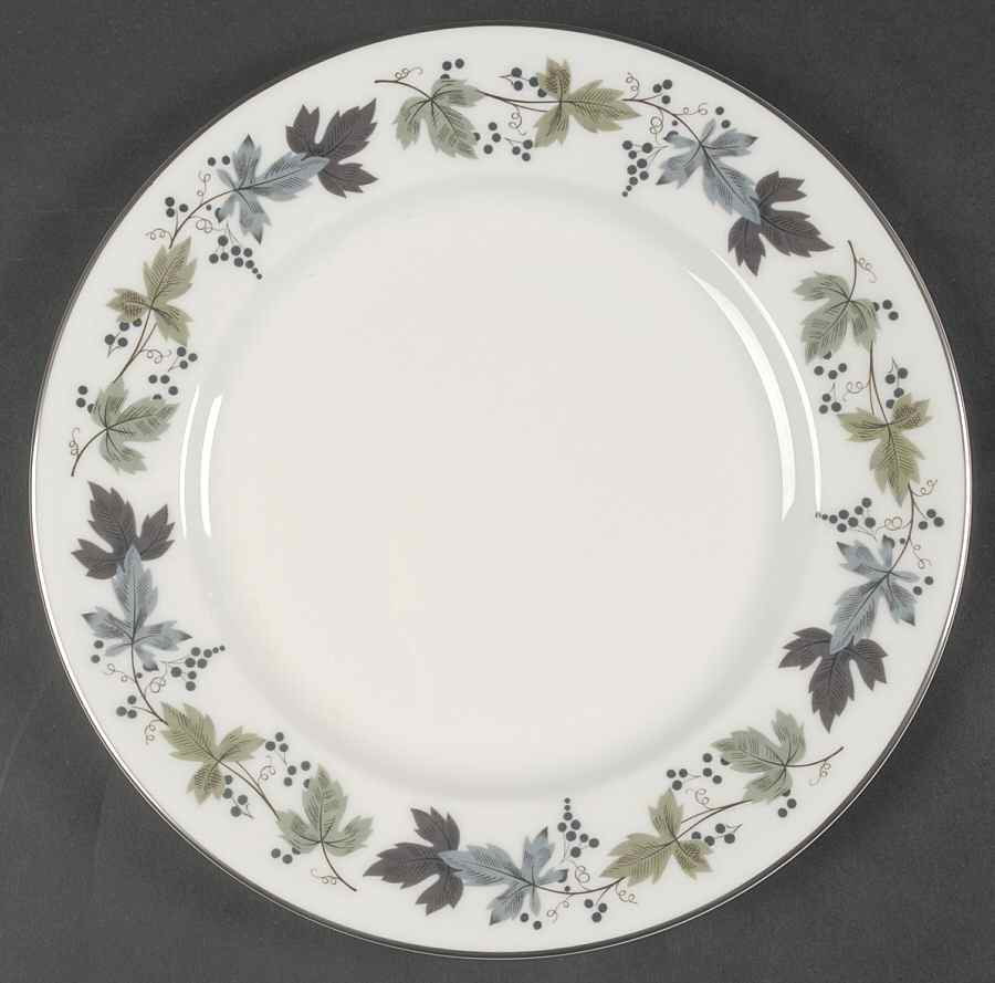 Burgundy Luncheon Plate by Royal Doulton-1