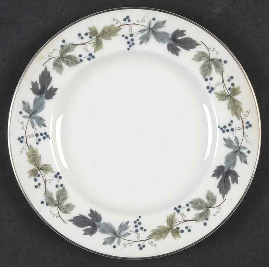 Burgundy Bread & Butter Plate by Royal Doulton-1