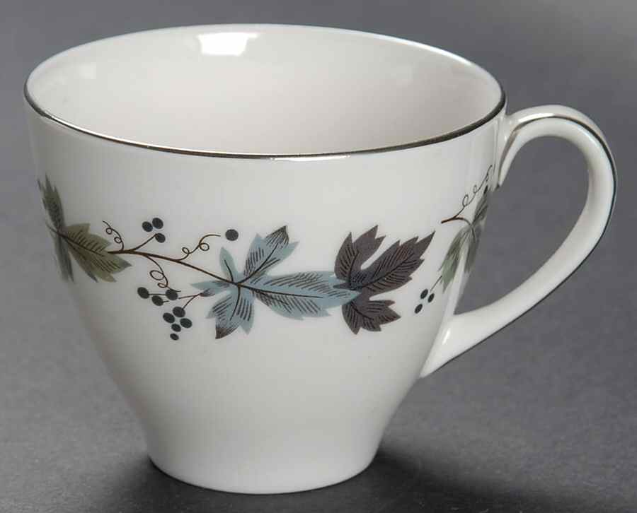 Burgundy Flat Demitasse Cup by Royal Doulton-1