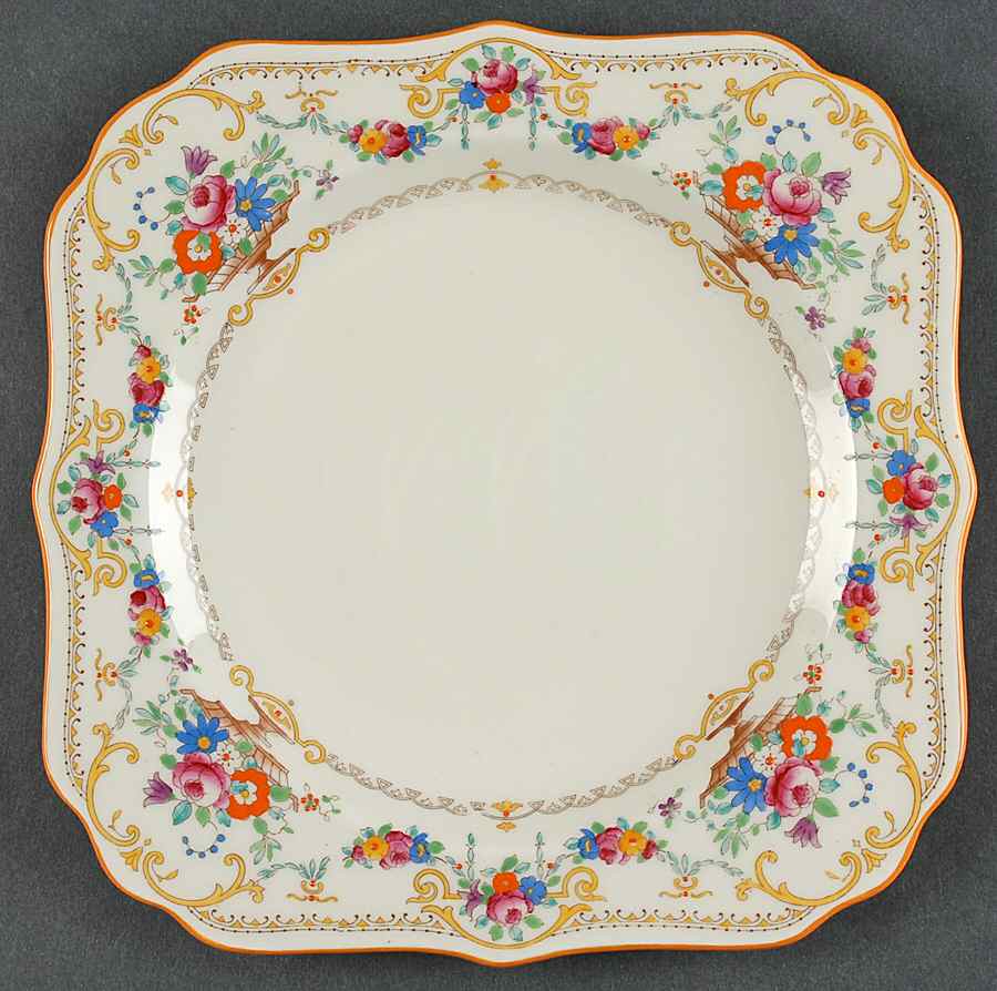 The Burlington Square Salad Plate by Royal Doulton-1