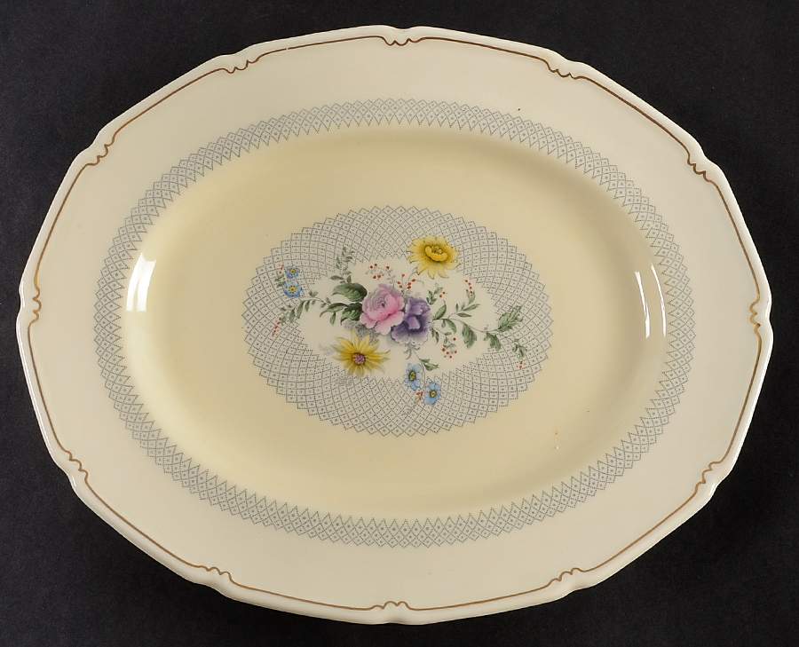 Burnham 10" Oval Serving Platter by Royal Doulton-1