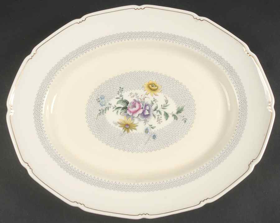 Burnham 15" Oval Serving Platter by Royal Doulton-1