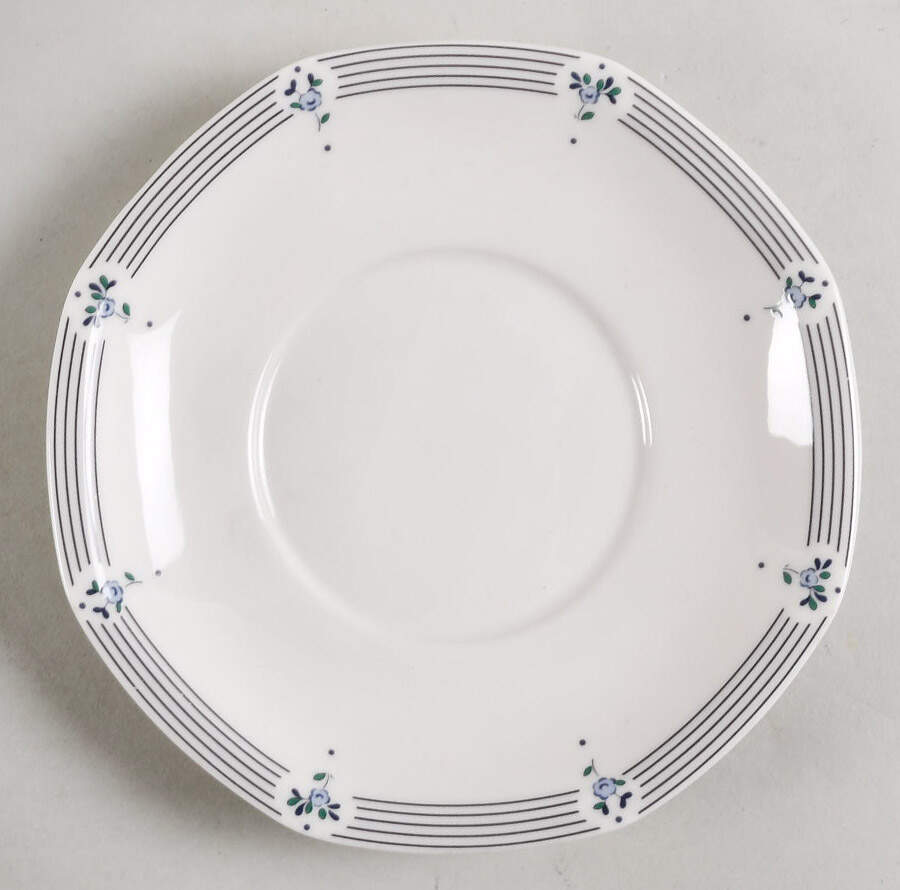 Calico Blue Saucer by Royal Doulton-1