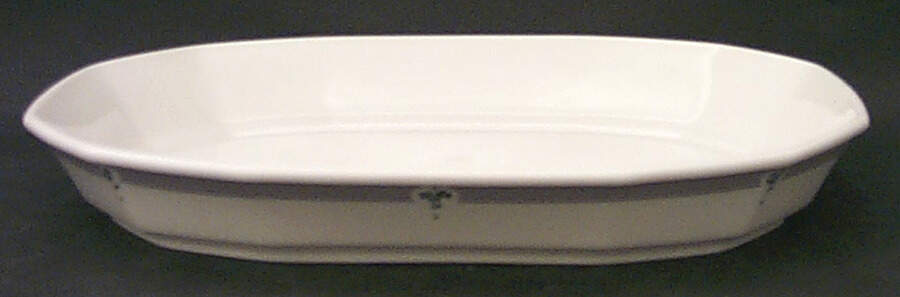 Calico Blue 11" Oval Roaster by Royal Doulton-1