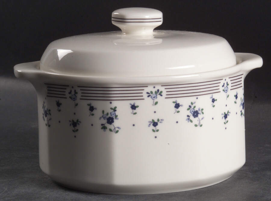 Calico Blue Individual Casserole & Lid by Royal Doulton-1