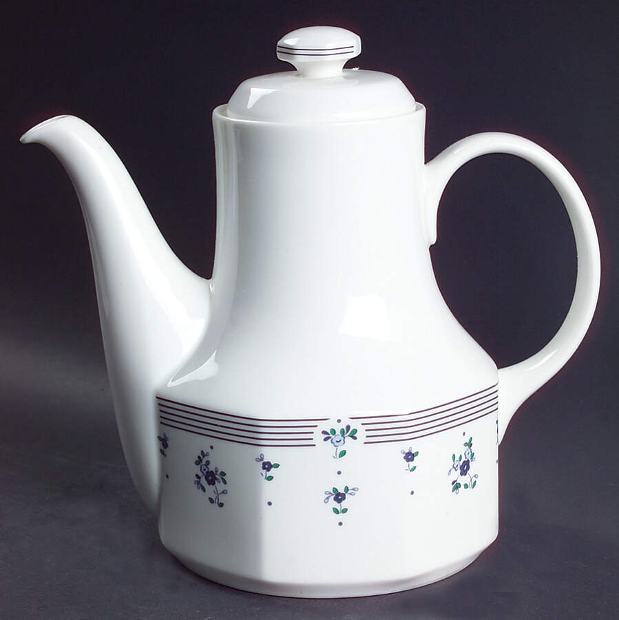 Calico Blue Coffee Pot & Lid by Royal Doulton-1