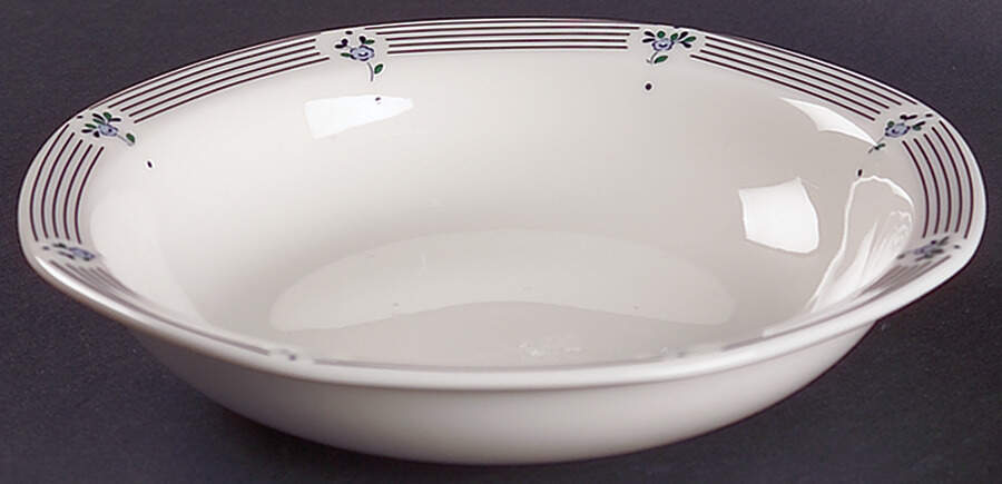 Calico Blue Rim Cereal Bowl by Royal Doulton-1