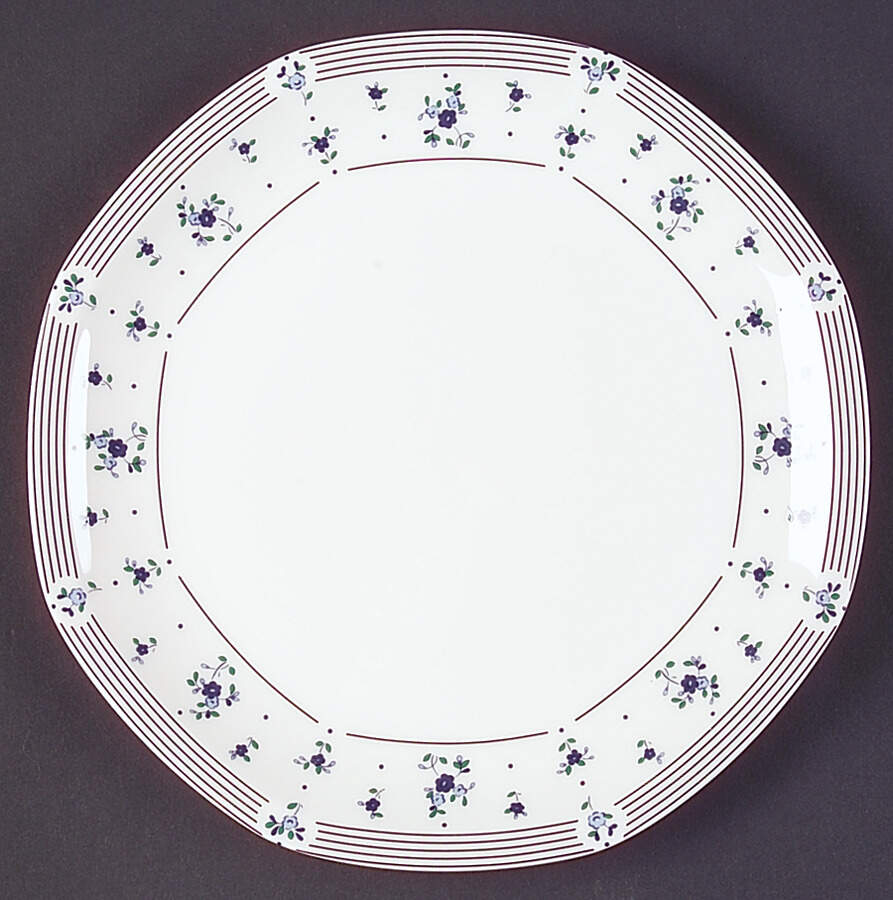 Calico Blue Salad Plate by Royal Doulton-1