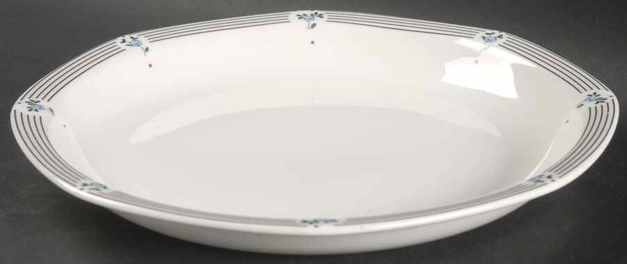 Calico Blue Pie Serving Plate by Royal Doulton-1