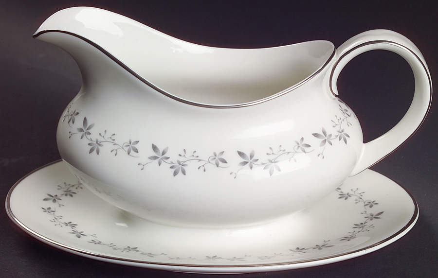 Cadence Gravy Boat with Attached Underplate by Royal Doulton-1