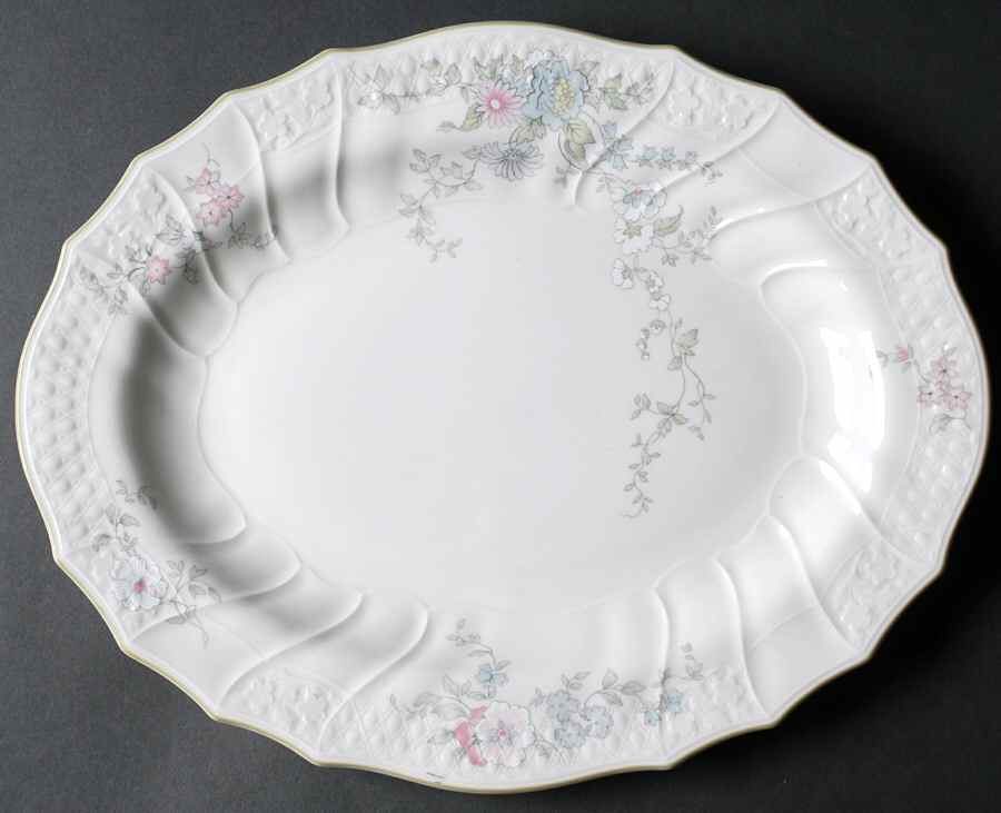 Calais 13" Oval Serving Platter by Royal Doulton-1