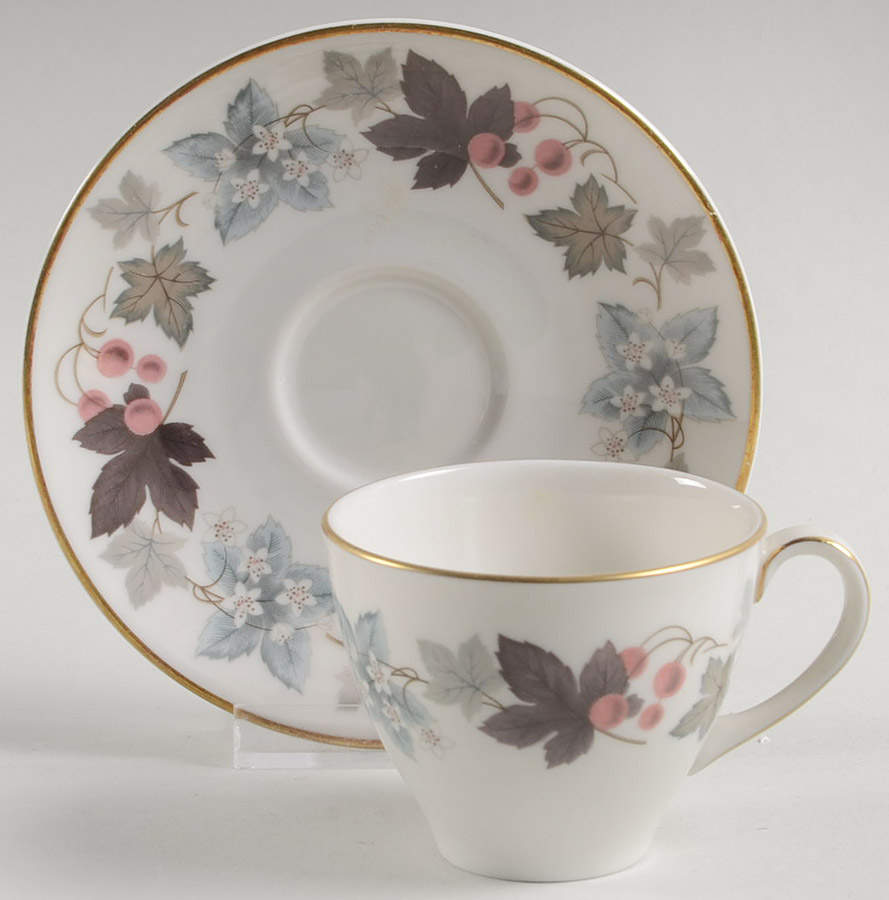 Camelot Flat Demitasse Cup & Saucer Set by Royal Doulton-1