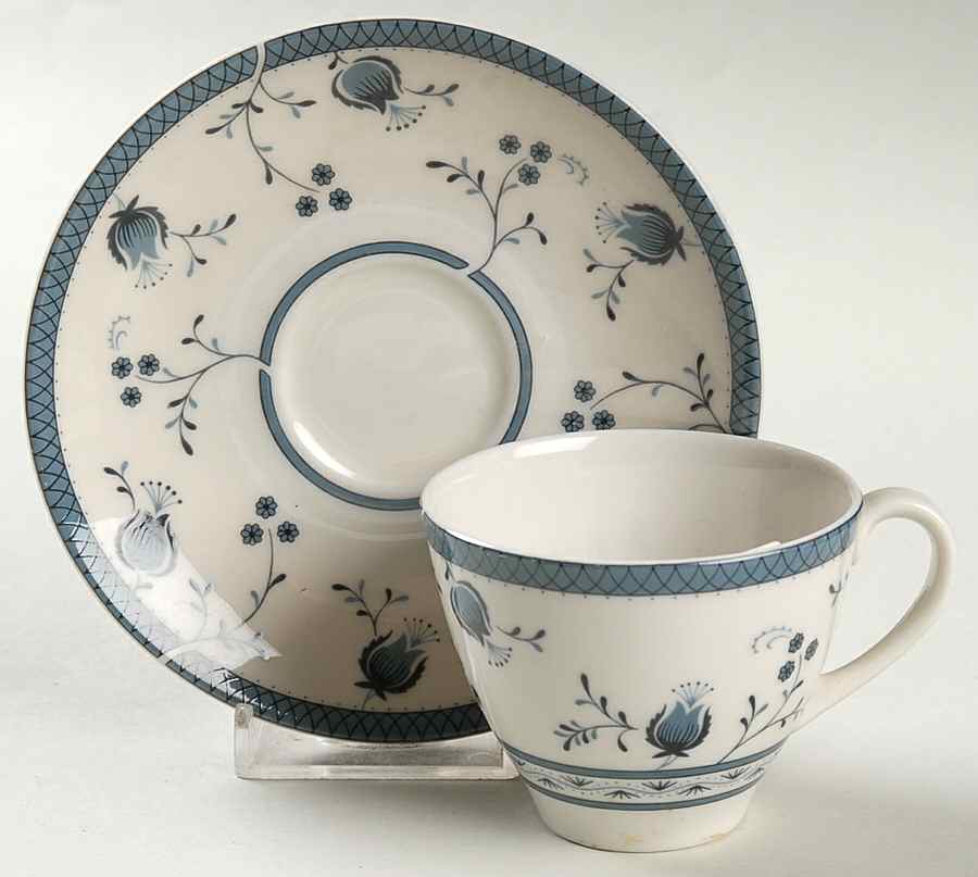 Cambridge Flat Demitasse Cup & Saucer Set by Royal Doulton-1