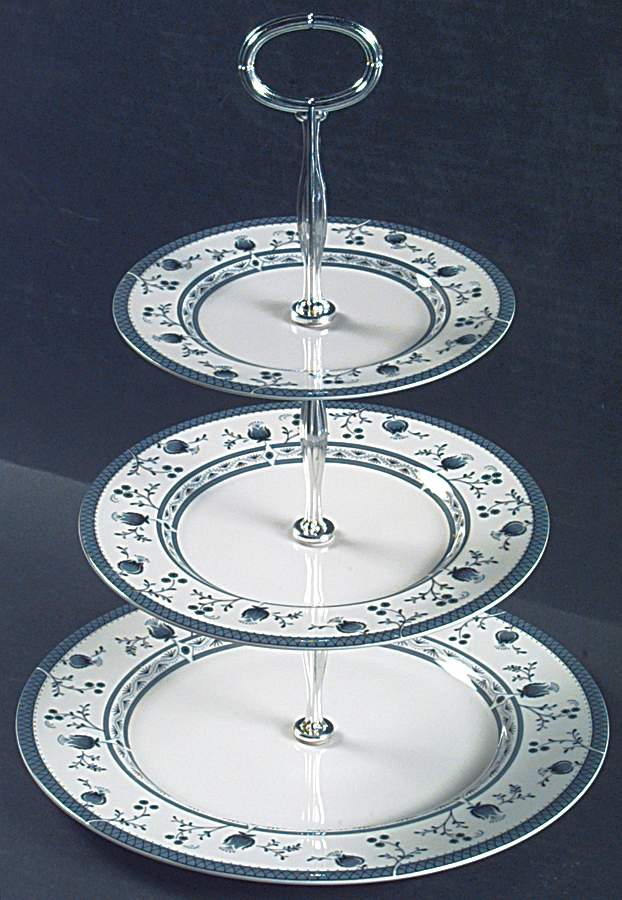 Cambridge 13 7/8"-14 1/4" 3-Tiered Serving Tray(DP,SP,BB) HC by Royal Doulton-1