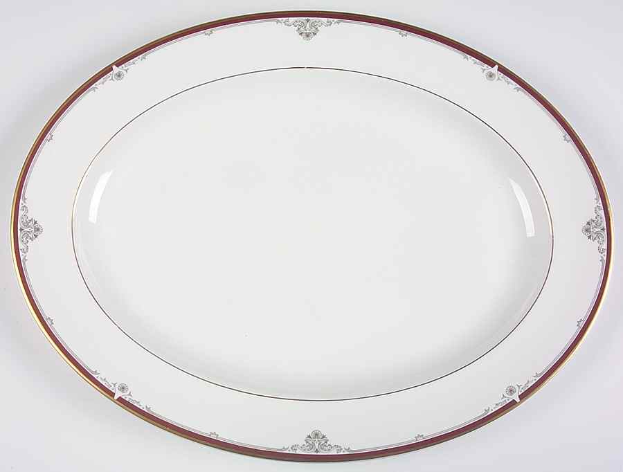 Cambridge 16" Oval Serving Platter by Royal Doulton-1