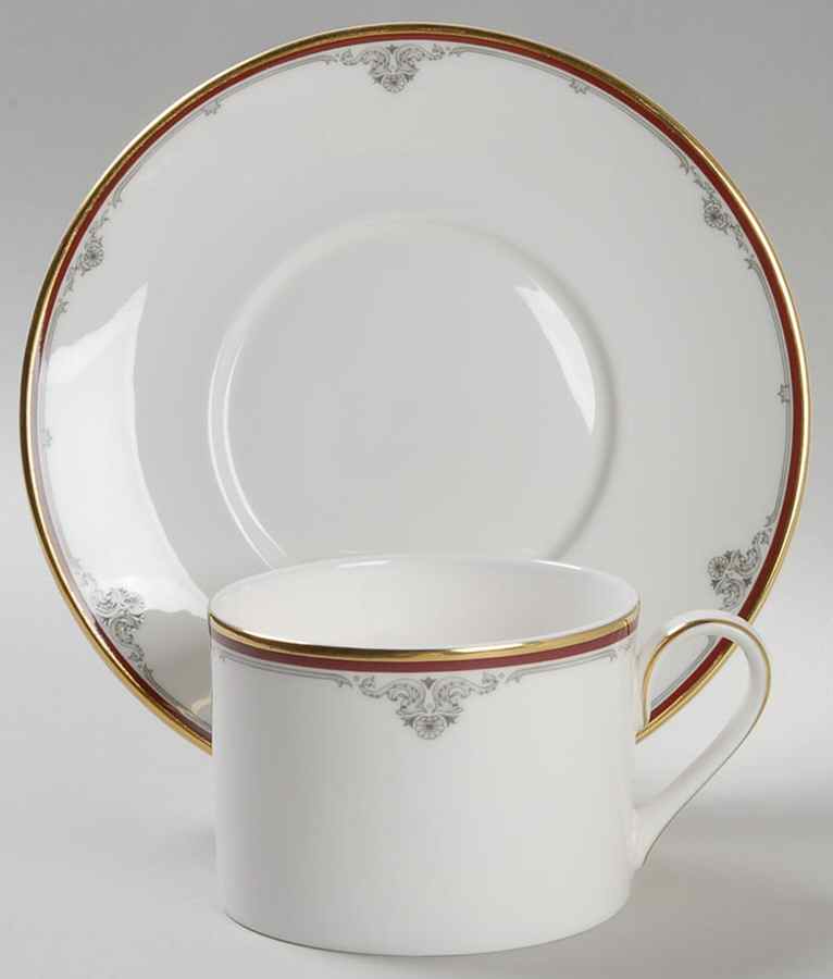 Cambridge Flat Cup & Saucer Set by Royal Doulton-1