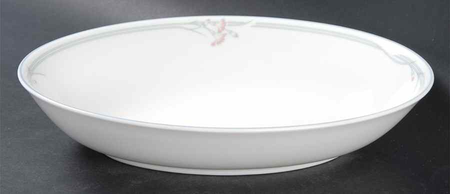 Carnation Micro 9" Oval Vegetable Bowl by Royal Doulton-1