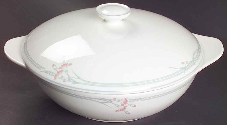 Carnation Micro Round Covered Vegetable by Royal Doulton-1