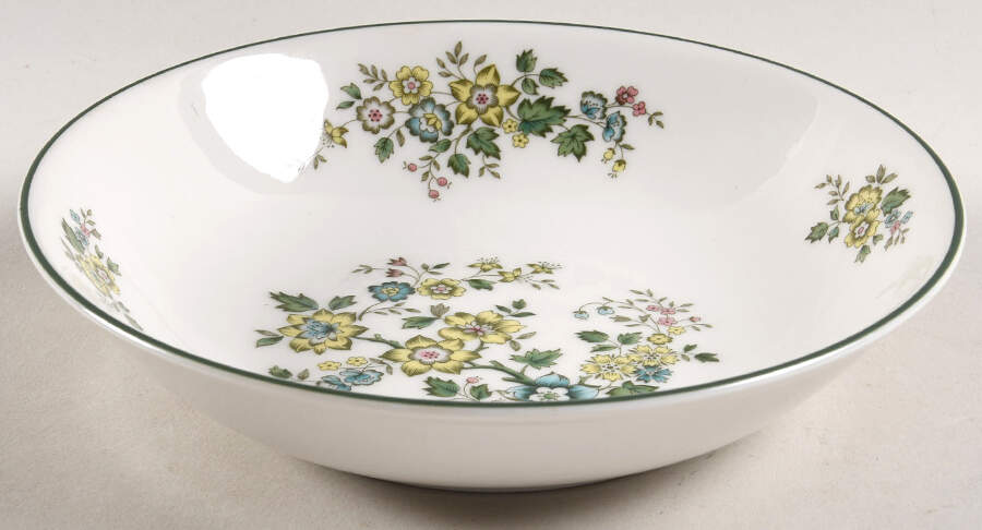 Campagna Green Coupe Cereal Bowl by Royal Doulton-1