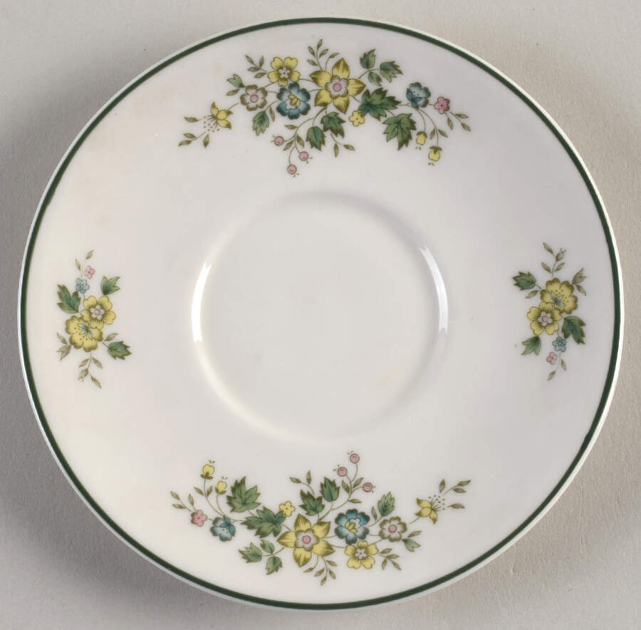 Campagna Green Saucer for Demitasse Cup by Royal Doulton-1