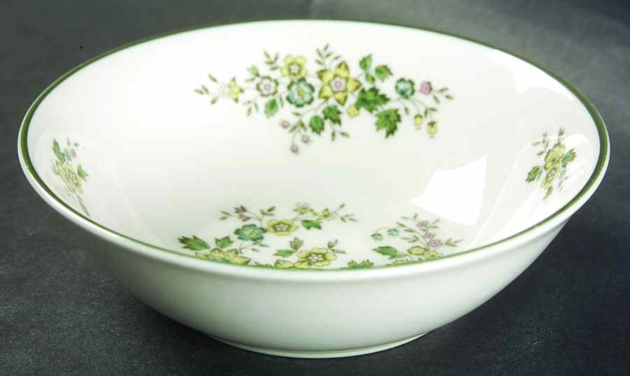 Campagna Green Fruit/Dessert (Sauce) Bowl by Royal Doulton-1