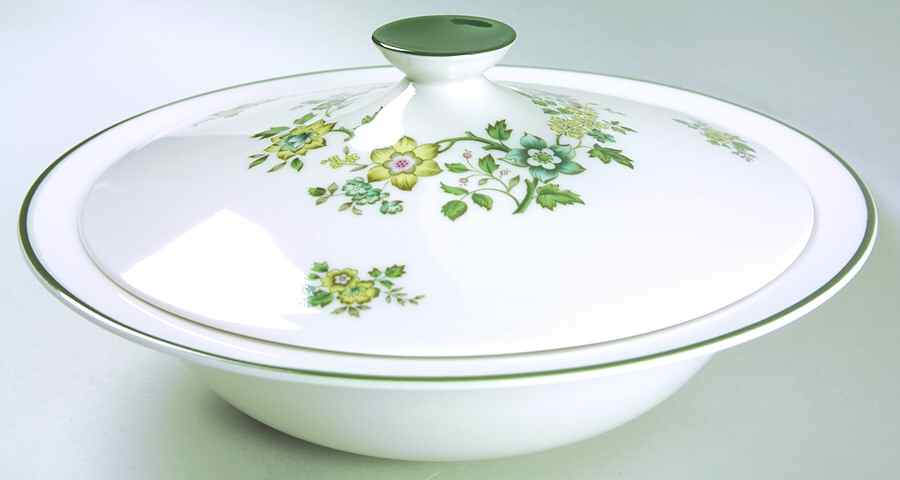 Campagna Green Round Covered Vegetable by Royal Doulton-1