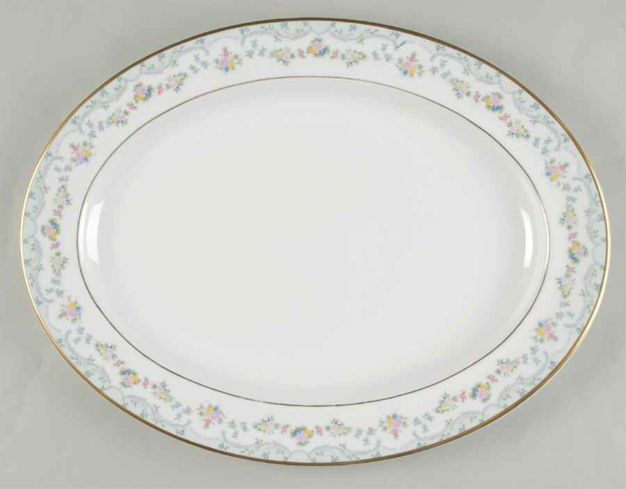 Candice 16" Oval Serving Platter by Royal Doulton-1