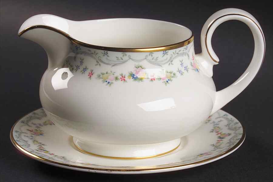 Candice Gravy Boat & Underplate by Royal Doulton-1
