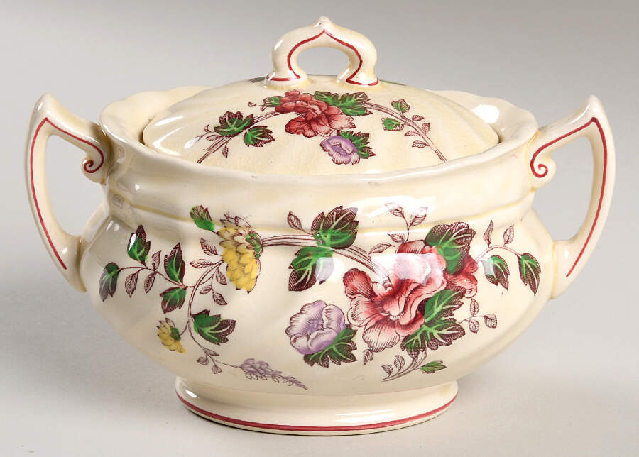 Canterbury Sugar Bowl & Lid by Royal Doulton-1