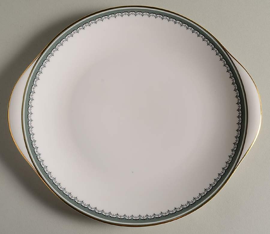 Canterbury Handled Cake Plate by Royal Doulton-1