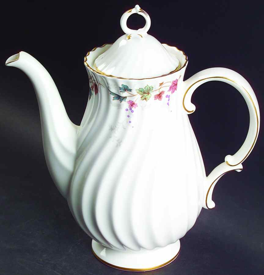 Canterbury Coffee Pot & Lid by Royal Doulton-1
