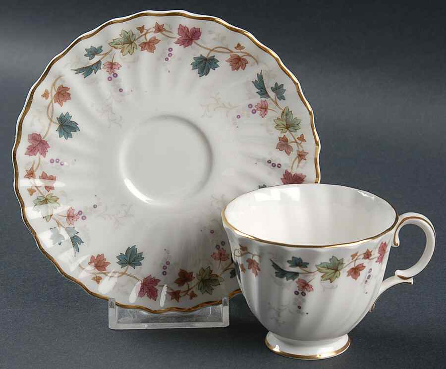 Canterbury Footed Demitasse Cup & Saucer Set by Royal Doulton-1